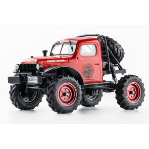 FMS FCX 1:24 Dodge Power Wagon Scaler RC Crawler Car RTR - Red