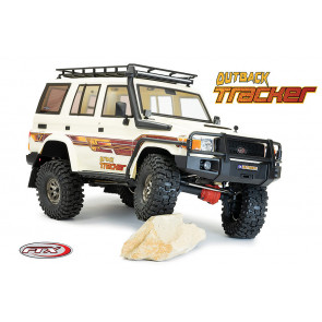 FTX 1:10 Outback Tracker 4X4 RTR RC Trail Crawler Truck w/ Lights - White