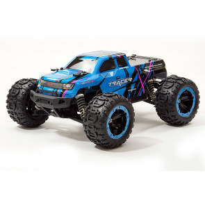 FTX 1:16 Tracer Brushless 4X4 RTR RC Monster Truck w/LED Lights - Blue