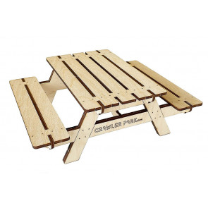 Crawler Park 1/10 Scale RC Wooden Model Picnic Table