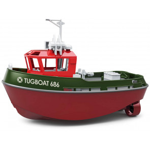 Heng Long 1/72 RTR RC Detailed Scale Tug Boat (280mm) w/ Lights - Green