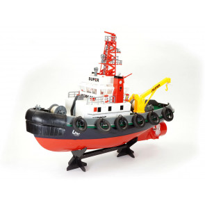Henglong 1:50 Scale RC Tug Boat RTR with Working Water Cannon & More!