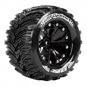 Louise RC MT-Cyclone 1/10 Soft (14mm Hex) Arrma Granite Wheels & Tyres (Pair)