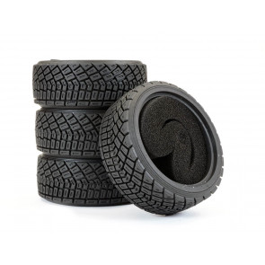 Rally Angle Tread Tyre Set (4) W/Foam Inserts