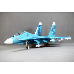 FMS Sukohi Su-27 EDF RC Fighter Jet ARTF (no Tx/Rx/Batt) - Blue