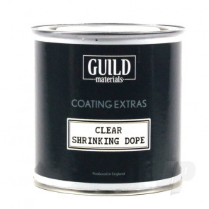 Guild Materials Clear Shrinking Dope (250ml Tin) For RC Model Aircraft