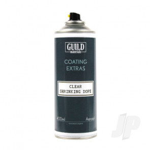Guild Materials Clear Shrinking Dope (400ml Aerosol) For RC Model Aircraft