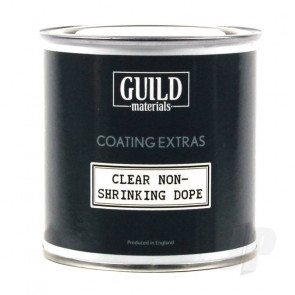 Guild Materials Clear Non-Shrinking Dope (250ml Tin) For RC Model Aircraft