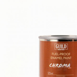 Guild Materials Chroma Enamel Fuelproof Paint Gloss Clear (125ml Tin) For RC Model Aircraft