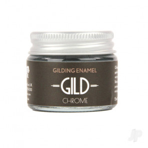 Guild Lane GILD Enamel Paint, Chrome (15ml Jar) For Craft Model