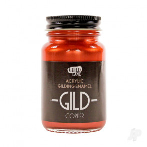 Guild Lane GILD Acrylic Enamel Paint, Copper (60ml Jar) For Craft Model