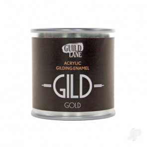 Guild Lane GILD Acrylic Enamel Paint, Gold (125ml Tin) For Craft Model