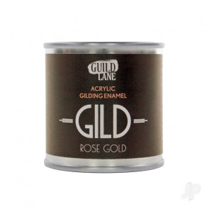 Guild Lane GILD Acrylic Enamel Paint, Rose Gold (125ml Tin) For Craft Model