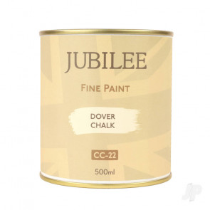 Guild Lane Jubilee All Purpose Acrylic Paint - Dover Chalk White (500ml)