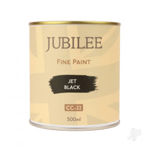 Guild Lane Jubilee All Purpose Acrylic Paint - Jet Black (500ml)