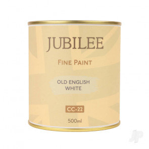 Guild Lane Jubilee All Purpose Acrylic Paint - Old English White (500ml)