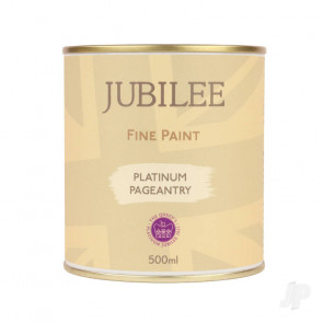 Guild Lane Jubilee All Purpose Acrylic Paint - Platinum Pageantry Grey (500ml)