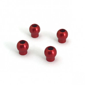 Gmade Aluminium Shock Upper Ball 6.8x7.6mm Red (4)