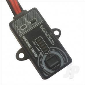 GT Power RC Receiver Battery Switch & Power Indicator 5-10V 14A w/2S LiPo Cutoff