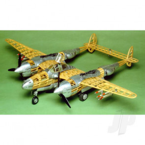 Guillow Lockheed P-38 Lightning Balsa Model Aircraft Kit