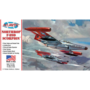 Atlantis Models 1:77 Northrop F-89D Scorpion Jet Plastic Model Kit