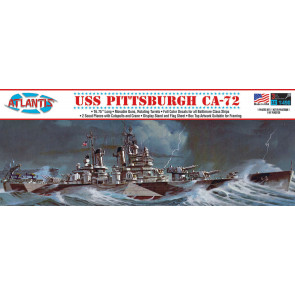 Atlantis Models 1:480 USS Pittsburgh CA-72 Heavy Cruiser Ship Plastic Model Kit