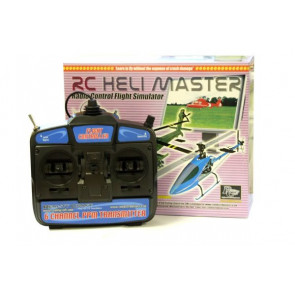 RC Heli Master Flight Simulator with Mode 1 Transmitter