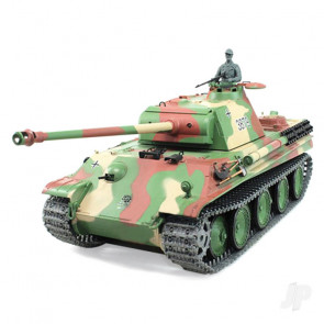 Henglong 1:16 Panther Type G I RC Tank (IR+Shoot+Smoke+Sound+Metal Gearbox)