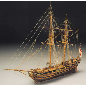 Mantua Racehorse Bomb Ketch Wooden Ship Kit (793) Scale 1:47