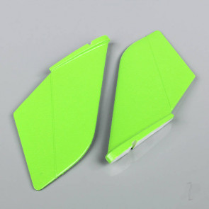 JP Vertical Fin Set Green (Painted with decal) (F-38) RC Plane Spare Parts