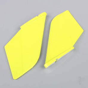 JP Vertical Fin Set Yellow (Painted with decal) (F-38) RC Plane Spare Parts