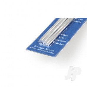 K&S 5070 Bendable Soft Round Aluminium Rod 3/32" & 1/8" x 12" (1 each)