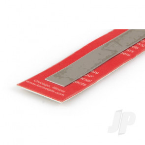 K&S 87151 Stainless Steel Strip Sheet Plate Flat Bar 1/2" x 12" x .012" (1 pcs)
