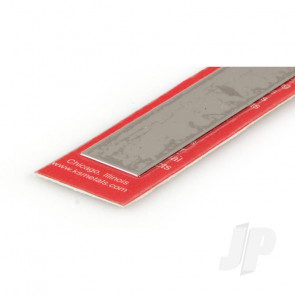 K&S 87159 Stainless Steel Sheet Plate Flat Bar 3/4" x 12" x .018"/26ga. (1 pcs)