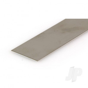 K&S 87161 Stainless Steel Sheet Plate Flat Bar 1" x 12" x .018"/26ga. (1 pcs)