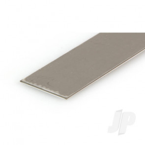 K&S 87167 Stainless Steel Sheet Plate Flat Bar 1" x 12" x .023"/24ga. (1 pcs)