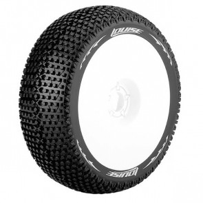 Louise RC B-Turbo 1/8 Super Soft (17mm Hex) Wheels & Tyres (Pair)