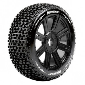 Louise RC B-Pirate 1/8 Soft (17mm Hex) Wheels & Tyres (Pair)