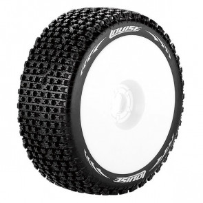 Louise RC B-Pirate 1/8 Super Soft (17mm Hex) Wheels & Tyres (Pair)