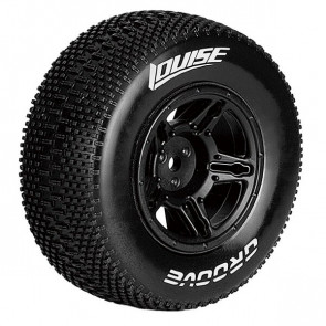 Louise RC SC-Groove 1/10 Front Soft TRX Slash Front Wheels & Tyres (Pair)