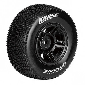 Louise RC SC-Groove 1/10 Front Super Soft TRX Slash Front Wheels & Tyres (Pair)
