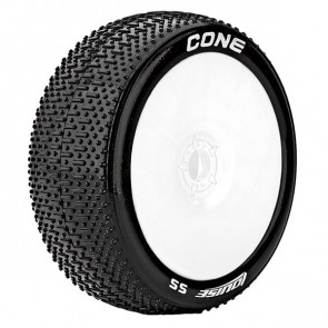 Louise RC B-Cone 1/8 Super Soft (17mm Hex) Wheels & Tyres (Pair)
