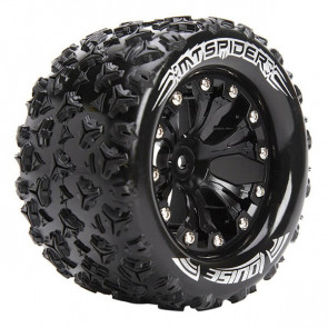 Louise RC MT-Spider 1/10 Soft 0 ET EP Stampede 2 Wheels & Tyres (Pair)