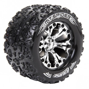 Louise RC MT-Spider 1/10 Soft (14mm Hex) Arrma G Wheels & Tyres (Pair)