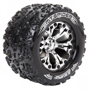 Louise RC MT-Spider 1/10 Soft 0 ET EP Stampede 2 Wheels & Tyres (Pair)
