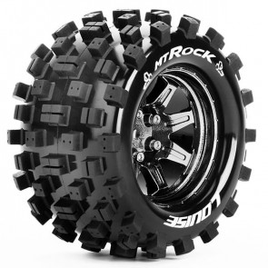 Louise RC MT-Rock 1/10 Soft Arrma Granite (14mm Hex) Wheels & Tyres (Pair)