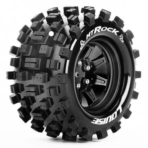 Louise RC MT-Rock 1/10 Soft (14mm Hex) Arrma Granite 4x4 Wheels & Tyres (Pair)