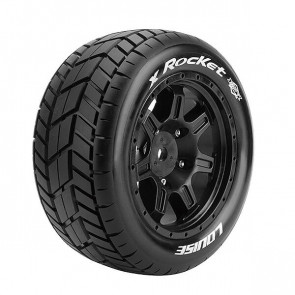 Louise RC X-Rocket X-Maxx (24mm Hex) Wheels & Tyres (Pair)