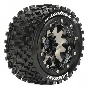 Louise RC ST-Uphill 1/10 Soft Beadlock 0 ET (12mm Hex) Wheels & Tyres (Pair)