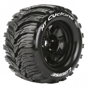 Louise RC MT-Cyclone 1/8 Sport 1/2 ET (17mm Hex) E- Wheels & Tyres (Pair)